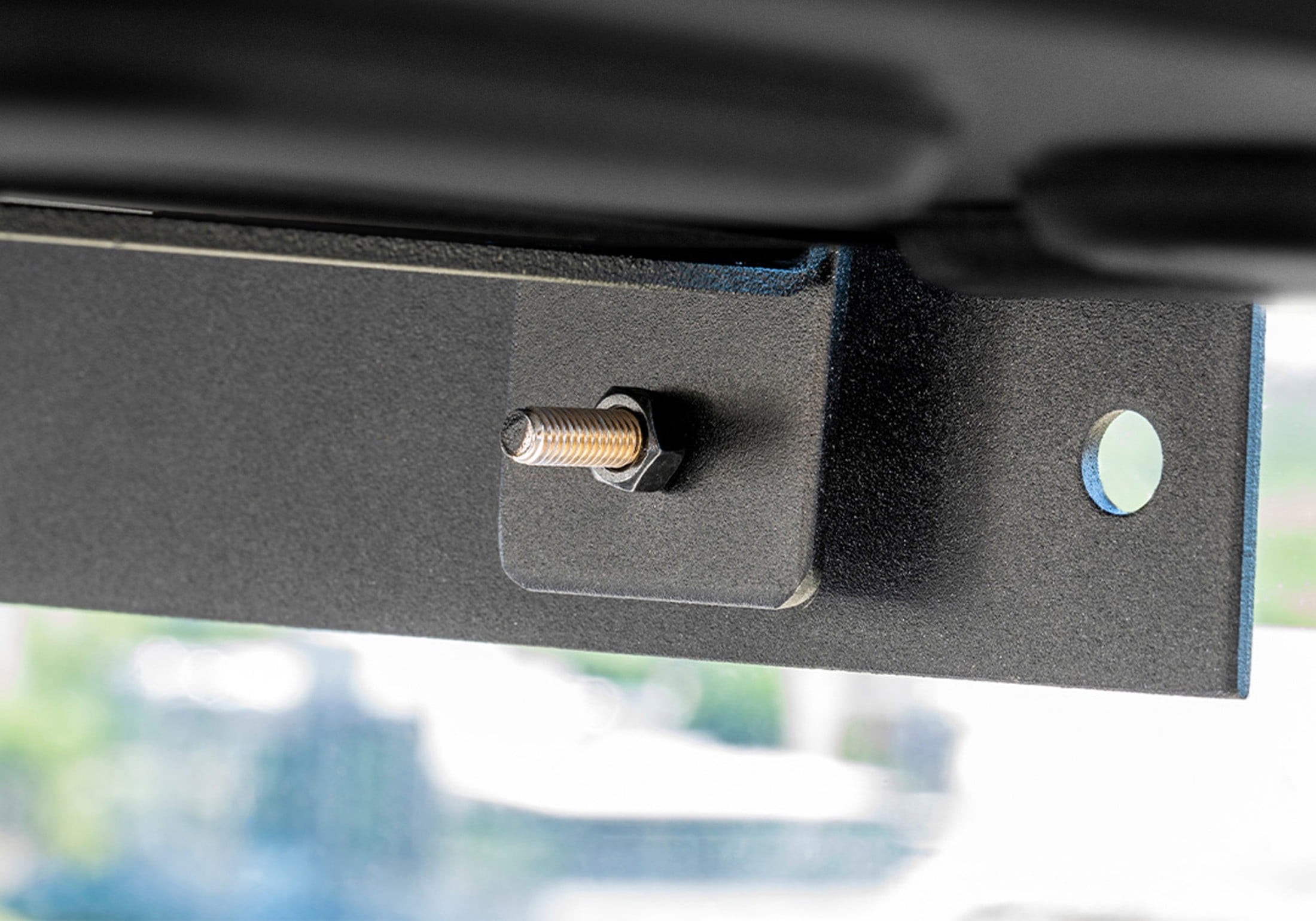 Veradek Block Series Trough 36" Plastic Planter w/ Bracket - Black