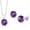 Amethyst, February, variant on 925 Sterling Silver London Blue Topaz Stud Pendant and Earrings Jewelry Set for Women (5.10 Cttw, Gemstone, Round 7MM, with 18 inch Silver Chain)