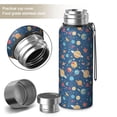thumbnail image 2 of Design Pattern 20oz Stainless Steel Thermal Bottle with Tea Filter and Cup Lid, Vacuum Insulated Coffee Mug with 316L Inner Liner, Leakproof Travel Thermos for Office, Commute & Outdoor, 2 of 7