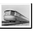 thumbnail image 2 of Historic Framed Print, [American Car & Foundry Co. - Talgo railroad train; 3 lounge cars with empty track in foregrd.], 17-7/8" x 21-7/8", 2 of 9