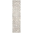 thumbnail image 3 of SAFAVIEH Berber Shag Collection BER218A Cream / Grey Rug, 3 of 10