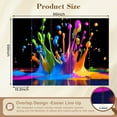 thumbnail image 3 of Peel and Stick Wallpaper Wall Murals Abstract Colorful Color Splatters Splash Paint 69"H x 96"W Removable Wall Paper Self-Adhesive Wall Decor for Bedroom Living Room Nursery, 3 of 7
