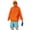 Orange, variant on Men's Sun Protection Jacket Lightweight Long Sleeve Cool Sense Hooded Jacket (White XXS)