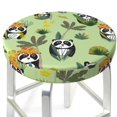 thumbnail image 3 of Gukieu Cute Panda Bear In Greenery Forest Print Round Chair Cover, Dust-proof and Non-slip Bar Chair Protective Cover, Suitable for Bars, Restaurants, Offices-12 inch, 3 of 7