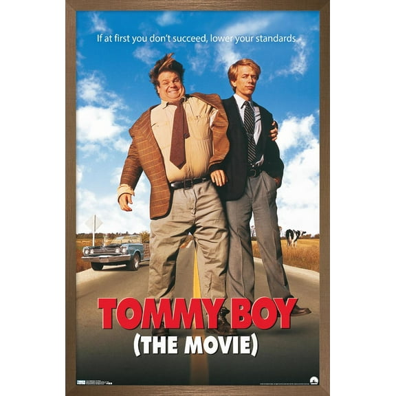Tommy Boy - One Sheet Wall Poster, 22.375" x 34", Framed