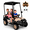 Brown, variant on 4-Seater 24V 4WD Kids Ride On Golf Cart with Remote Control, Soft Start & Stop | Detachable Sunshade Roof, Music, LED Lights,4 Shock Absorbers, Max Load 265 Lbs, Electric Car for Kids 3-8