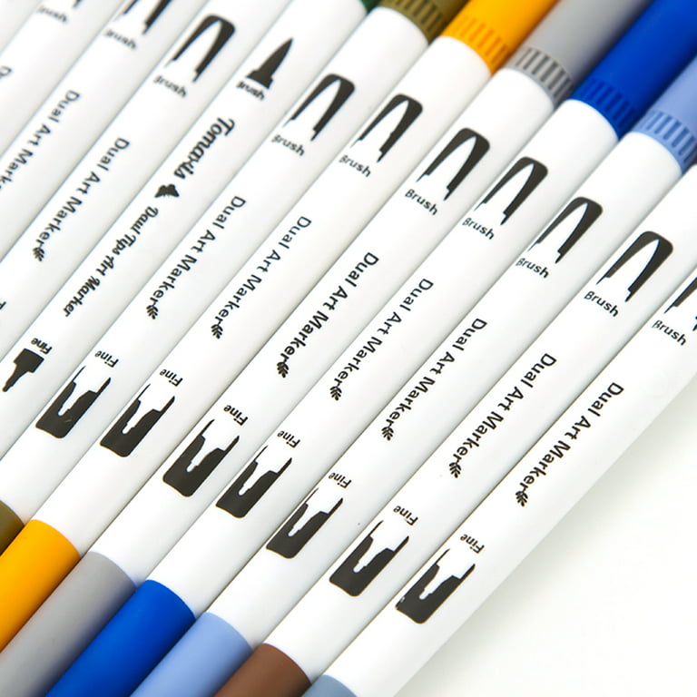  MingNor Dual brush paint pens for adult kids - 24