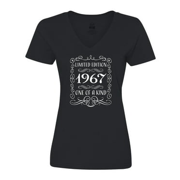 Inktastic Limited Edition 1967 One of a Kind Women's V-Neck T-Shirt