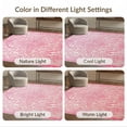 thumbnail image 7 of ODIKA Zebra Pink Print Cheetah Spotted Wavy Stripe Border Mixed Leopard Non-Slip Low Profile for Guest Room, Lounge, Apartment, 7 of 7