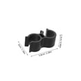 thumbnail image 2 of FOMIYES 20Ud Clip Para Manguera De Ducha En De Negro Ideal Para Uso En Casa, 2 of 7