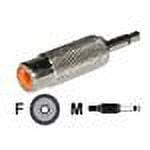 UPC: 0757120406334 | SAMAR 3.5mm Mono Male to RCA Female Audio Adapter – audio adapter