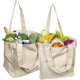 thumbnail image 1 of Las mejores bolsas de lona para la compra con fundas para botellas - Bolsas de tela para la compra resistentes y de primera calidad - Bolsas reutilizables para la compra - Bolsas para la, 1 of 5