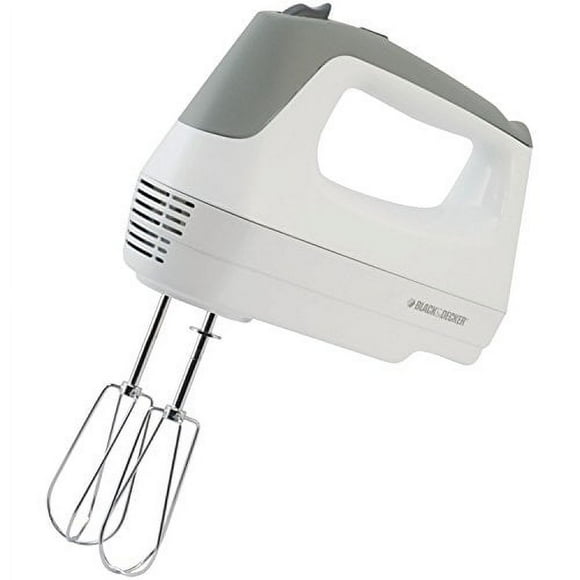BLACK+DECKER Lightweight Hand Mixer, White