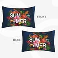 thumbnail image 4 of Bixox Summer Birds and Flowers Printed Pillow Protector,Super Soft Ideal for Home,Guests,Rentals - 14"x20", 4 of 8