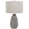 thumbnail image 3 of Uttermost Monacan Ceramic and Steel Table Lamp in Neutral Gray/Taupe, 3 of 8