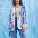 thumbnail image 5 of Puntoco Chaqueta de punto pequeña con un solo botón y estampado de flores informal para mujer sin abrigo de bolsillo Puntoco Puntoco-980, 5 of 9