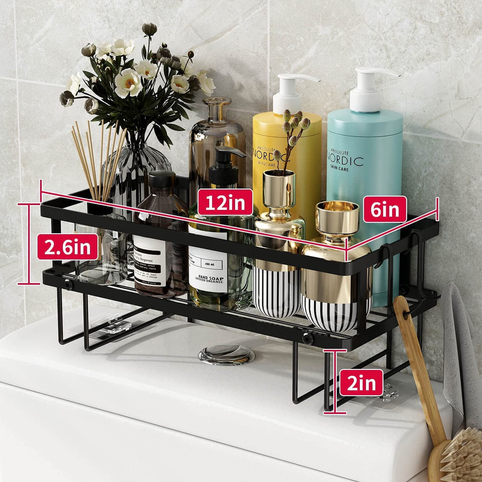 Over The Toilet Storage, Bathroom Organizer Shelves, Multifunctional