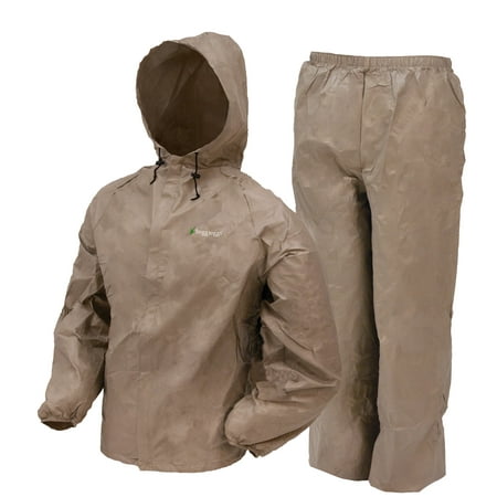 Frogg Toggs Ultra-Lite2 Waterproof Breathable Rain Suit, Men's, Khaki, Size (Best Rain Suit For Hiking)
