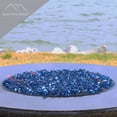thumbnail image 4 of Blue Ridge Brand™ 1/2" Reflective Glass for Fireplace and Landscaping Fire Pit Glass - Blue - 50 Pound, 4 of 6