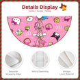 thumbnail image 3 of Yiaed Sanrio Pattern Christmas Tree Skirt Farmhouse Christmas Decorations Snowman Xmas Tree Skirt Tree Mat for Holiday Party Decor-36", 3 of 6