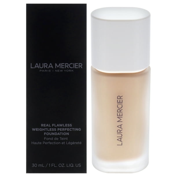 Base de maquillaje perfeccionadora sin peso Real Flawless - 2N2 Linen de Laura Mercier para mujeres - Base de maquillaje de 1 oz