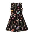 thumbnail image 4 of FOR U DESIGNS Mushroom Butterfly Tank Dresses Sleeveless Party Dress for Girls 5-6 Years Old Fashion Basic Skater Dress Soft Kids Toddler A Line Midi Sundresses, 4 of 6