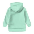 thumbnail image 4 of TQWQT Girl's Hoodie Size 10-12 Oversized Sweatshirts Long Sleeve Basic Light Green Hoodie Cute Hooded Pullover Hoodies Trendy Sweatshirts 2-3 Years, 4 of 5