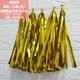 thumbnail image 1 of Nvzi Guirnalda de borlas de papel de aluminio dorado, 25 piezas, guirnalda de borlas de papel de seda para decoración de fiestas, cumpleaños, bodas, decoración de mesa para baby shower, 1 of 4