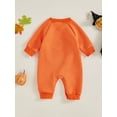 thumbnail image 6 of Miaouyo Baby Boy Girl Halloween Romper Cute Ghost Embroidery Long Sleeve Full Length Jumpsuit for Fall, 6 of 9