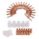 thumbnail image 1 of Consumibles De Boquilla De Punta De Plasma, Juego De Consumibles De Plasma De 65 Uds. Kit De Reemplazo De Anillo De Remolino De Copa De Escudo De Punta De Electrodo De Antorcha De Plasma para Cut 40, 1 of 8