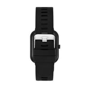 Armitron Eclipse Adult 45mm w/Voice Assistant & Backlight Smart Watch w/Charging Cable & Watch Band, Black
