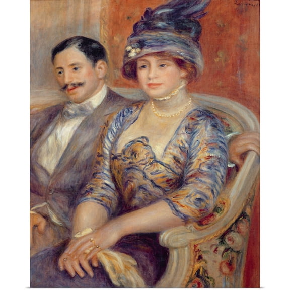 Great BIG Canvas | Rolled Pierre Auguste (1841-1919) Renoir Poster Print entitled Monsieur et Madame Bernheim de Villers, 1910
