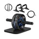 thumbnail image 2 of Juego de ruedas 5 en 1, rueda para abdominales con barras de empuje, bandas de resistencia, cuerda para saltar, rodillera, equipo de entrenamiento de Soledad Rodillo de equipo de entrenamiento, 2 of 5