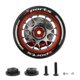 thumbnail image 5 of Volante de Metal duradero perfke para coche RC MT4 Rojo, 5 of 9