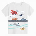 thumbnail image 4 of TOWED22 Boys Cotton Tops 5-16 Years Short Sleeve Crew Neck T-Shirts Solid Color Basic Tees Summer Shirts(White,2-3 Y), 4 of 4