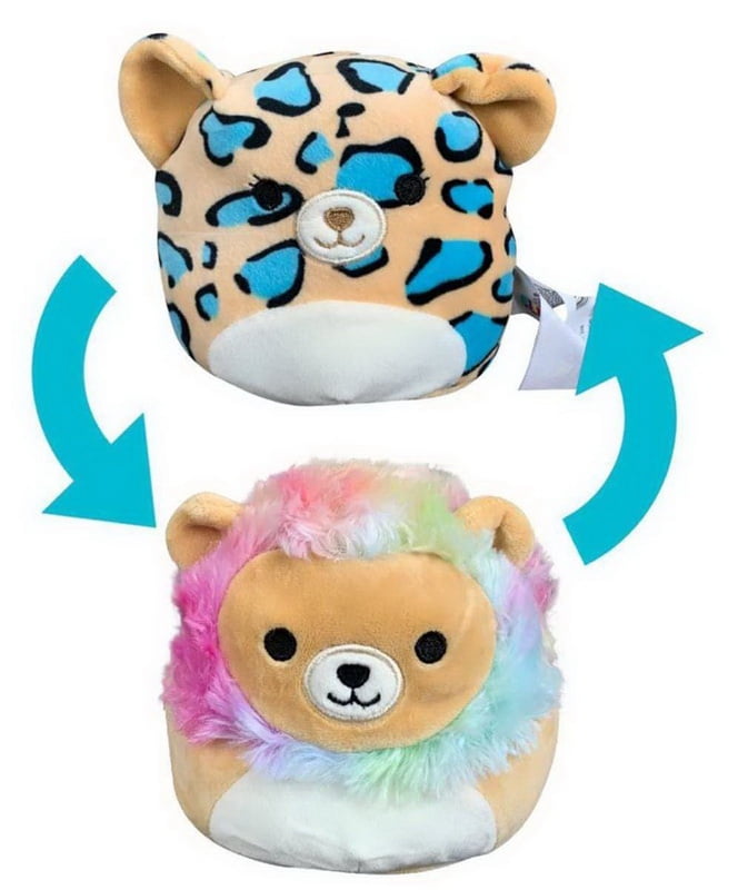 squishmallows teal leopard