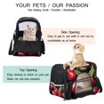 thumbnail image 3 of Cherry Sherpa-Lined Fabric Dog Carrier, 17x10x11.8 in, 900D Oxford Cloth & Nylon Webbing, 43x26x30 cm, 3 of 7