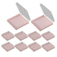 thumbnail image 1 of 10 piezas, caja de almacenamiento de uñas a presión, soporte para exhibición de uñas, suministros para salón de uñas, uñas rosa, 1 of 8