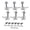 3L3R, variant on CEORPER Inline Chrome Electric Guitar Locking Pick Set for ST TL Style