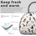 thumbnail image 4 of Cat Mom Lunch Bag – Adorable Kitty Pattern with Cute Paws, Ideal for Cat Lovers, 4 of 4