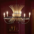 thumbnail image 5 of 52458BK Kichler Lighting Baile - 6 Light Medium Chandelier In Homestead Style-19.5 Inches Tall and 29.25 Inches Wide-Black Finish    -Traditional, 5 of 11