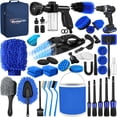 thumbnail image 1 of Kit de detallado para auto Qydipclin de 45 piezas, juego de cepillos para limpieza, 1 of 9