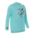 thumbnail image 2 of Gillz Contender Series Men's Long Sleeve UV Fishing Tee, Aruba Blue, UPF 50+, 171 GSM, 2 of 2