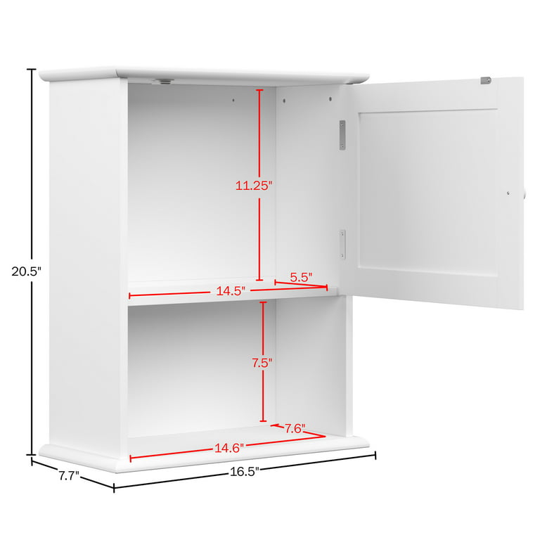 Lavish Home 5-Compartment Chrome Hanging Wall-Mount Lid Organizer