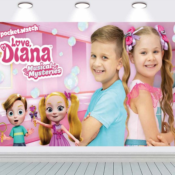 Love Diana Taspestry Wall Decor school Background Backdrop Party Supplies Banner Poster Decor Decorations