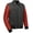 Black Red, variant on First Mfg Co - Moto Bomber - Mens Motorcycle Biker Jacket - Leather - Brown - Medium