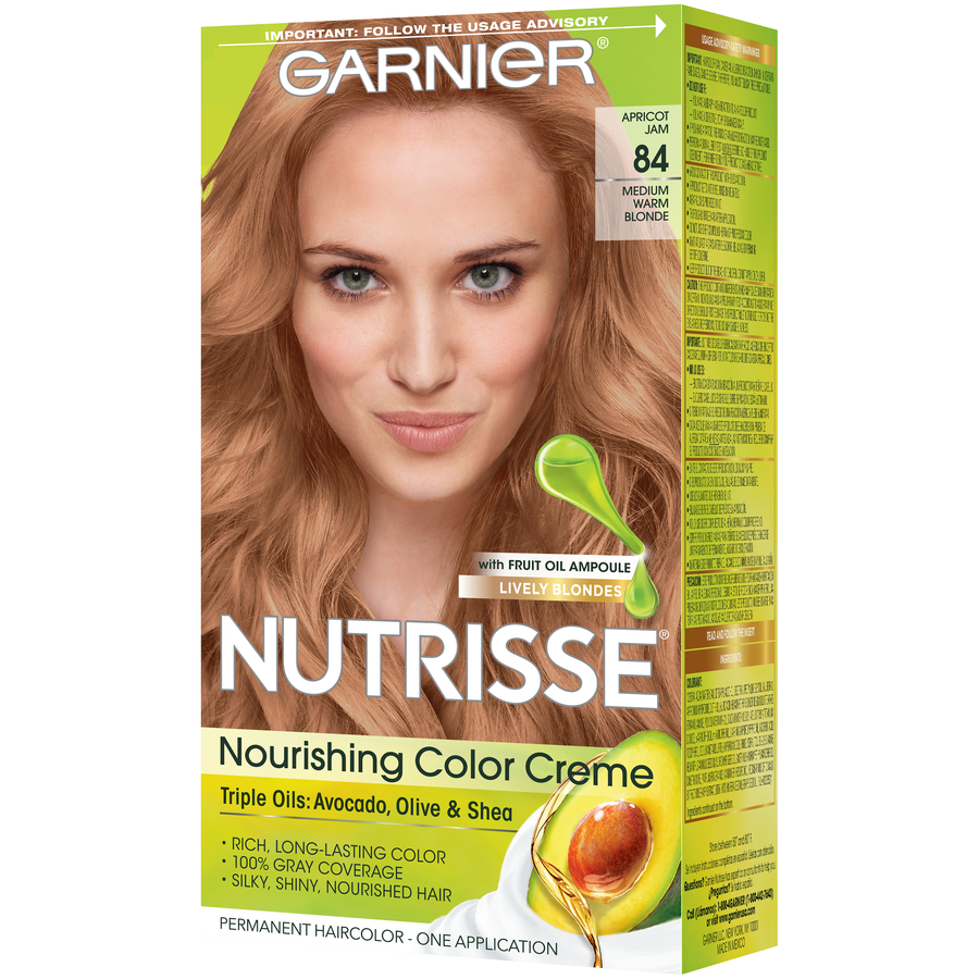 Garnier Nutrisse Nourishing Hair Color Creme with Triple Oils, 84 ...