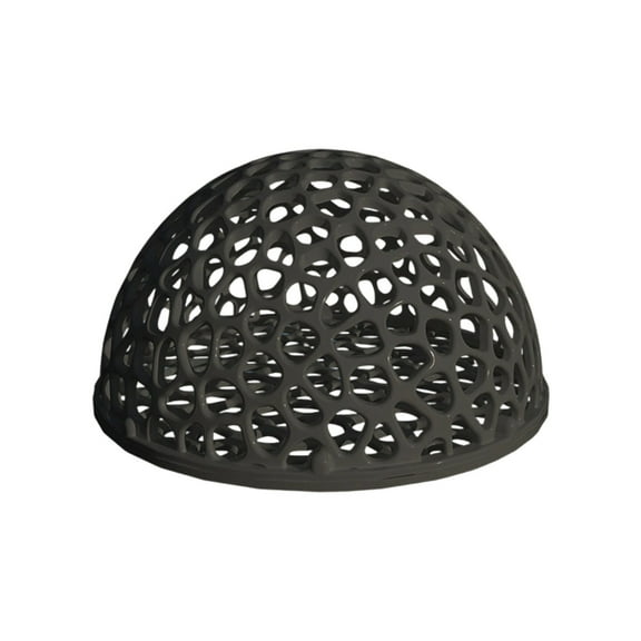 Shrimp Dome Hide & Betta Fish Cave - Porous Aquarium Shelter for Small Fish, Shrimp Habitat, Rest and Breeding, Terrarium Decor with Natural Stone Look