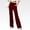 Wine, variant on FUNUONY Cargo Legging for Women Workout Leggings with Pockets Hidden Scrunch High Waisted Cargo Gym Yoga Seamless Wide Leg Leggings Button Side Pocket Elastic Waistband Yoga Pants Black L