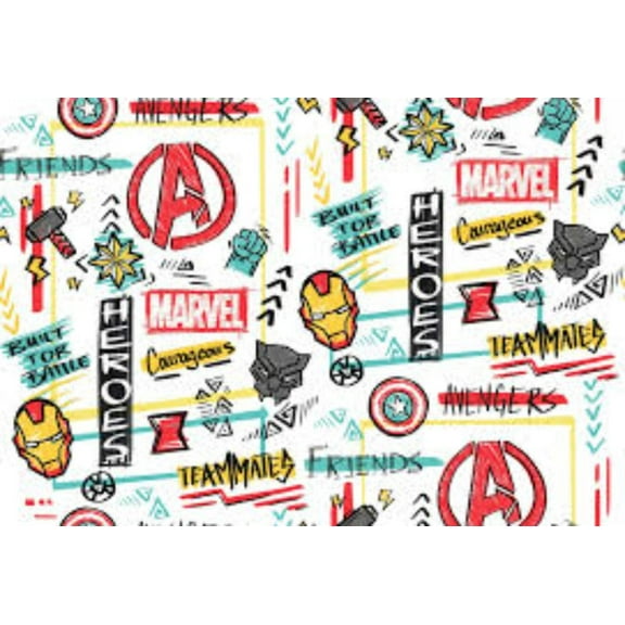 Avengers A Hero Cotton Fabric